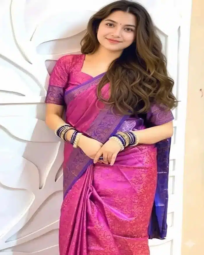 KanchiPuram Soft Silk Katan Saree